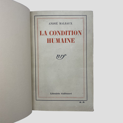 André Malraux // La Condition Humaine