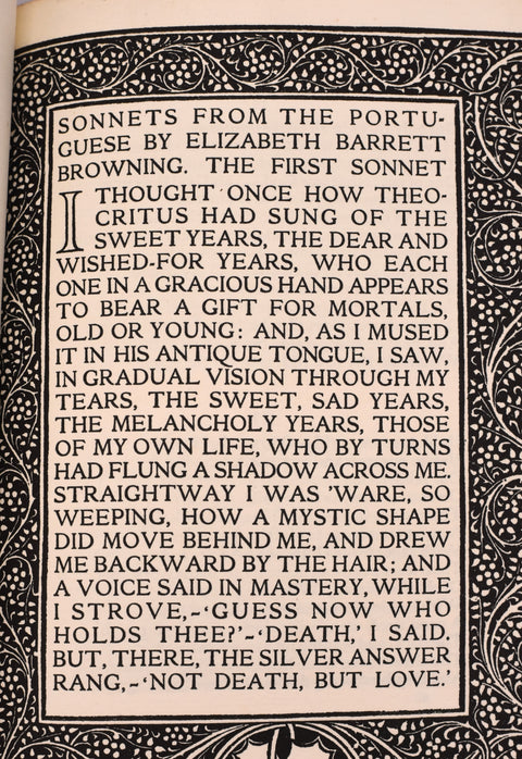 E.B. Browning // Sonnets from the Portuguese