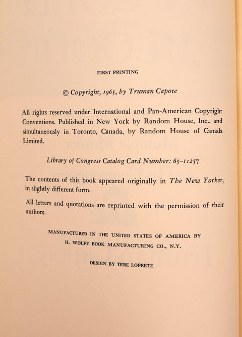 Truman Capote // In Cold Blood