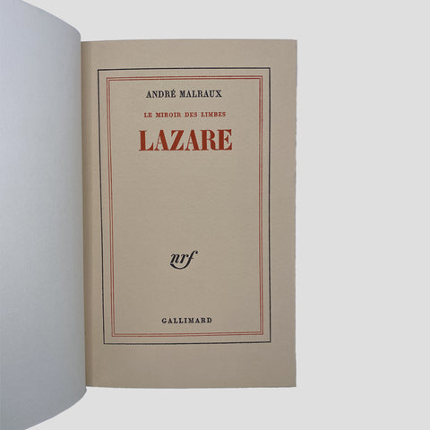 André Malraux // Lazare