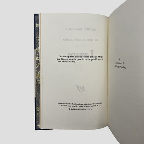 André Malraux // Lazare