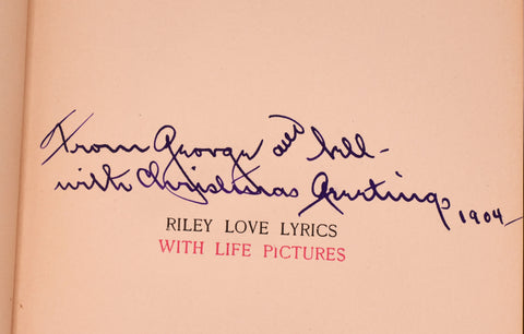 James W. Riley // Love-Lyrics