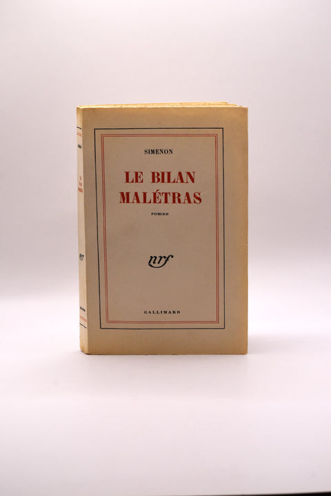 Georges Simenon // Le Bilan Malétras + The Reckoning