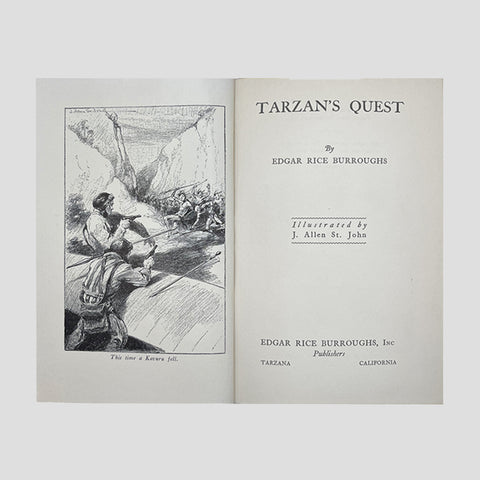 Edgar Rice Burroughs // Tarzan's Quest
