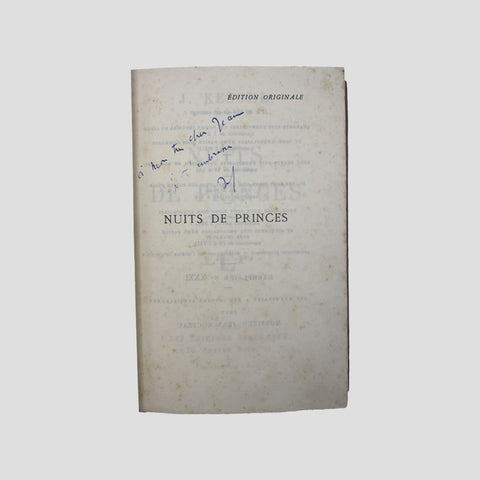 Joseph Kessel // Nuits de Prince