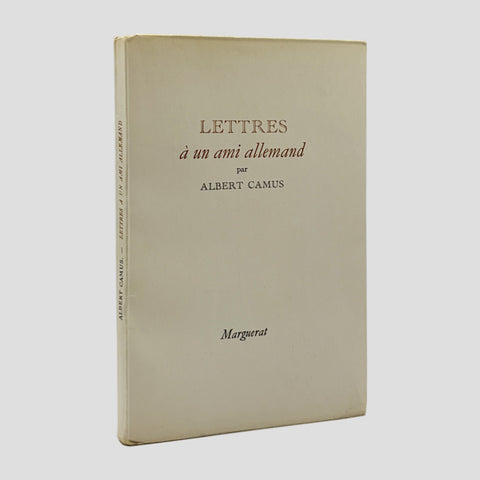 Albert Camus // Lettres à un Ami Allemand