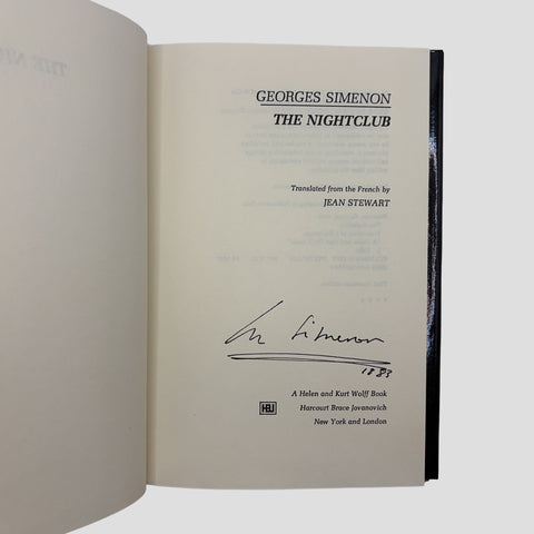 Georges Simenon // The Nightclub