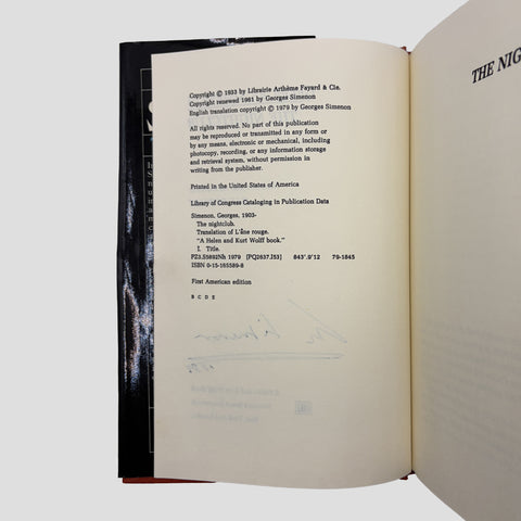 Georges Simenon // The Nightclub